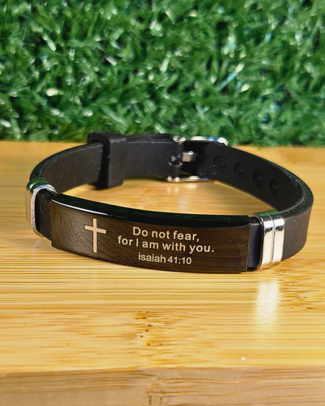 Faith Over Fear Scripture Bracelet