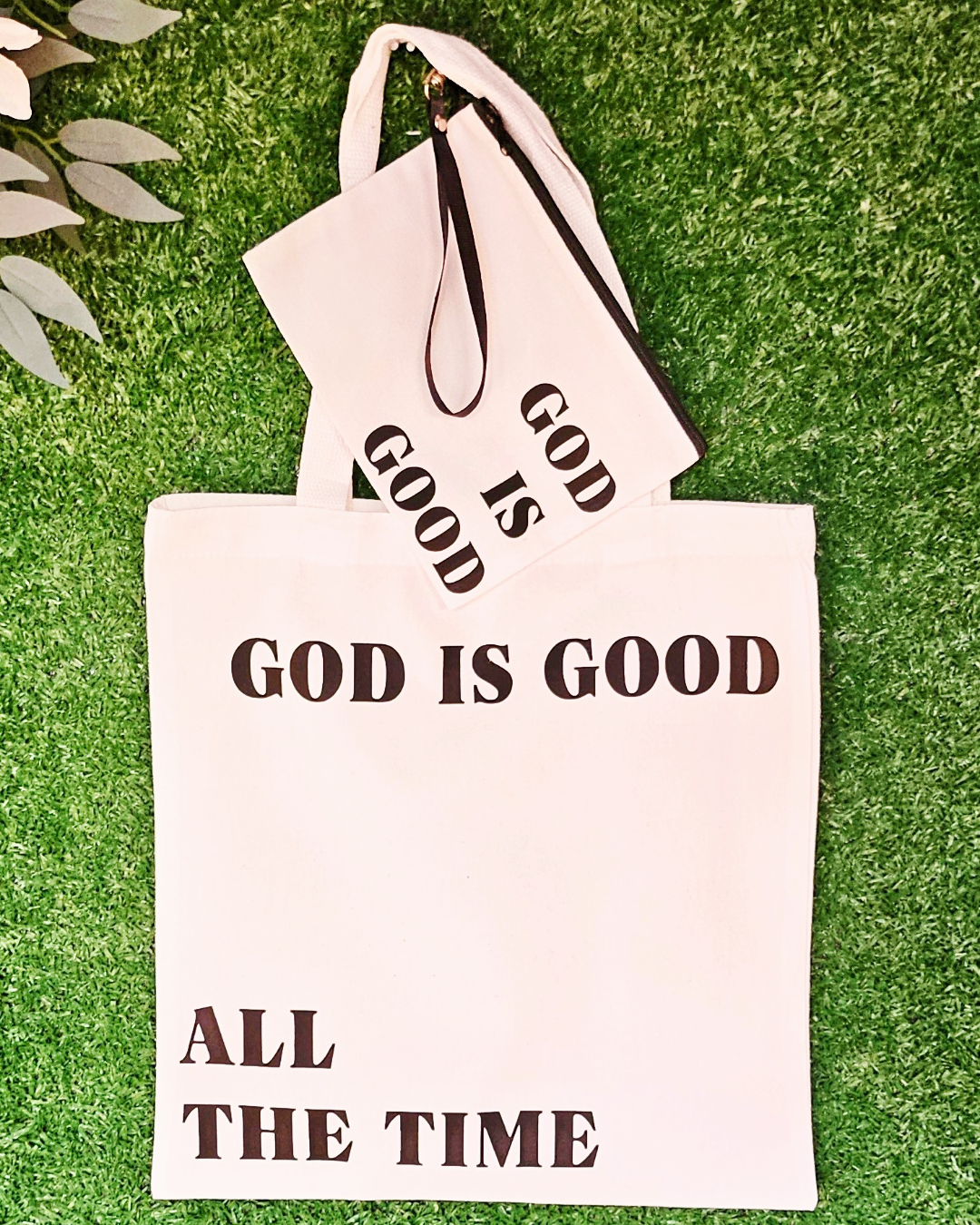 God Is Good Tote & Pouch Set
