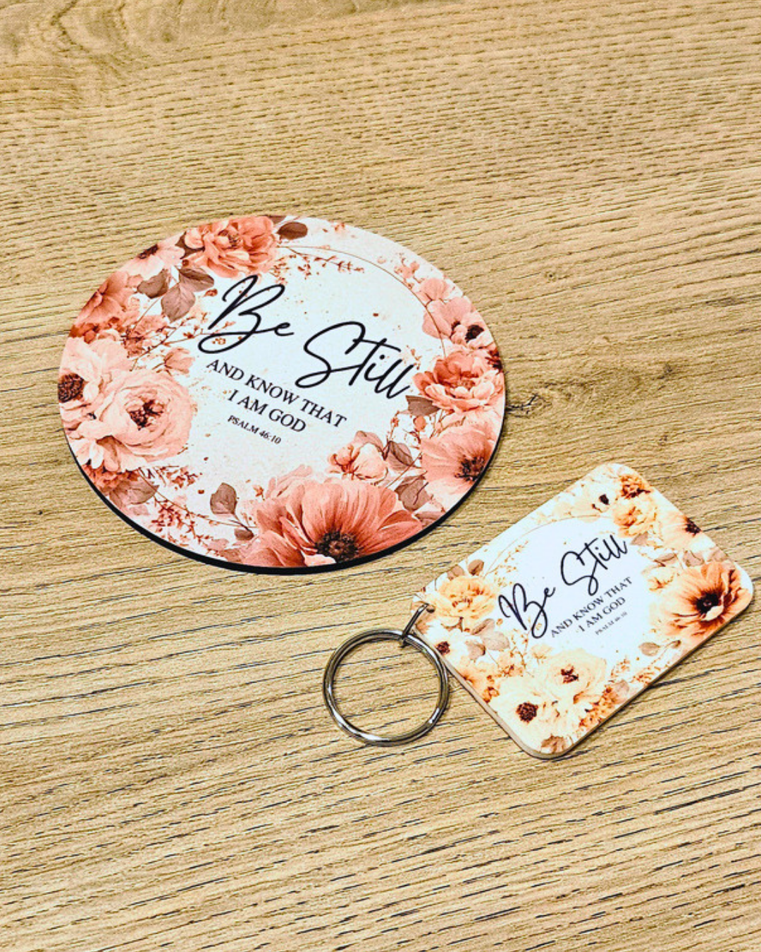 God Says I Am Collection – Coaster & Keyring Set