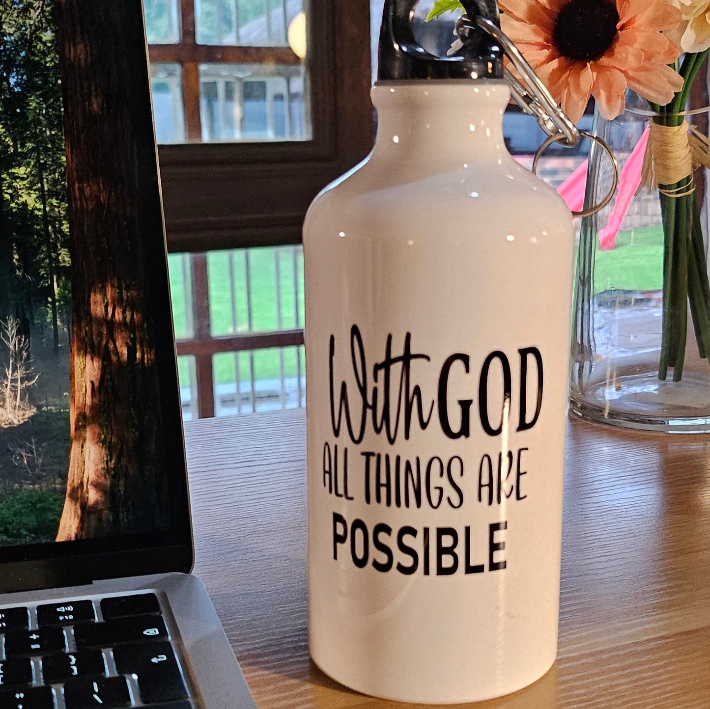 Faith In God Water Bottle