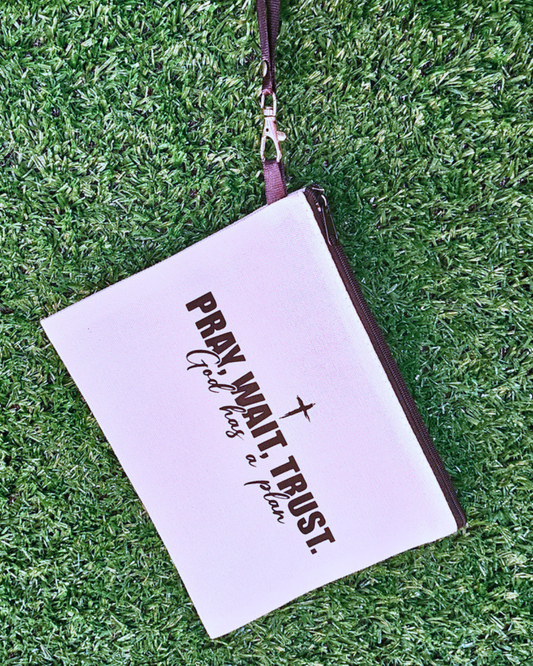 “Pray, Wait, Trust” Pouch
