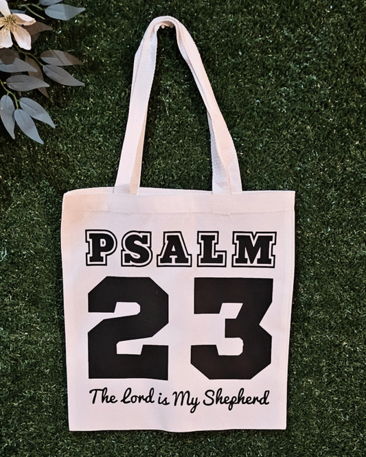 Psalm 23 Tote Bag