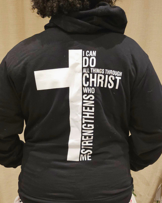 “I Can Do All Things” Cross Hoodie
