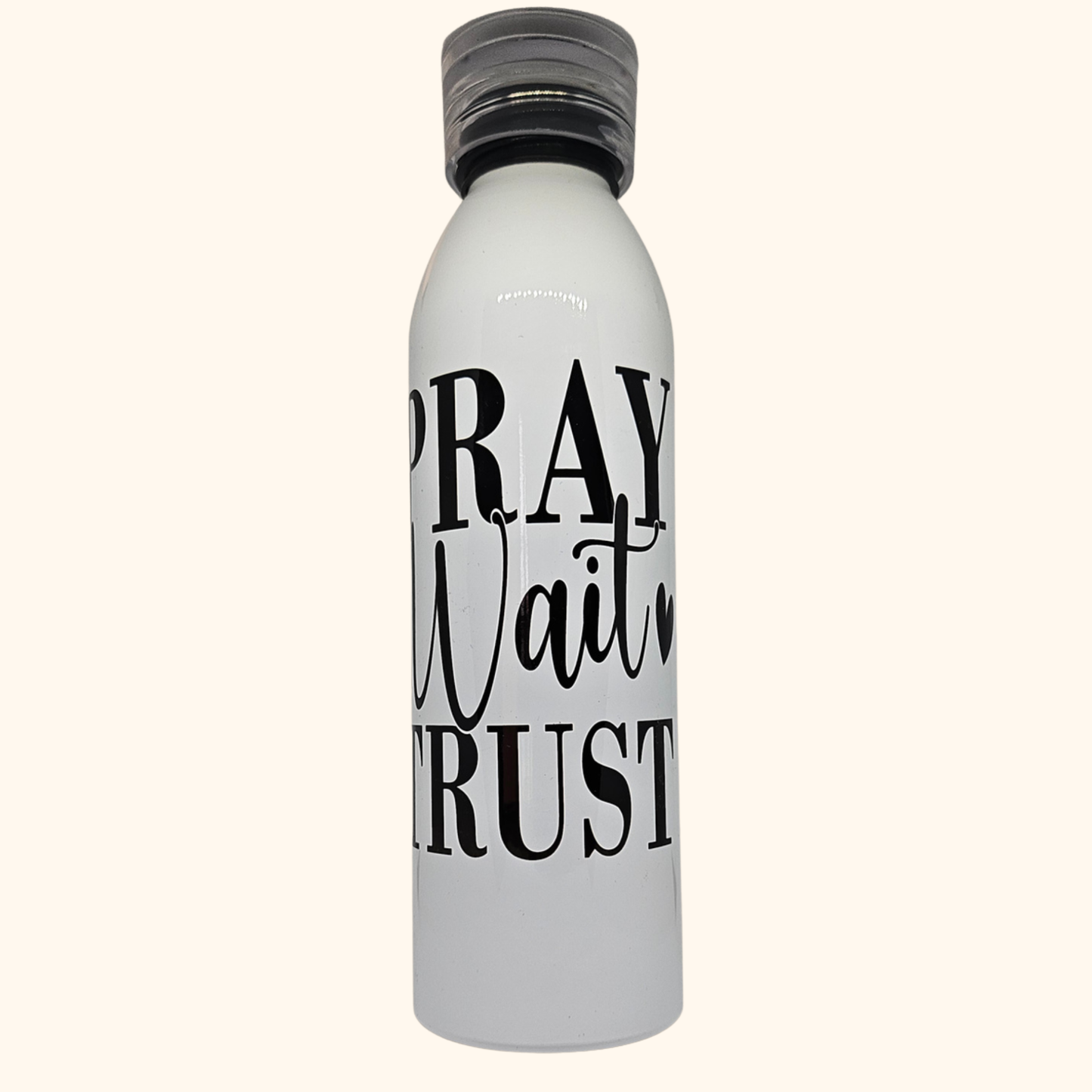 Pray-Trust-Wait Water Bottle