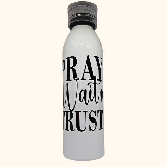 Pray-Trust-Wait Water Bottle